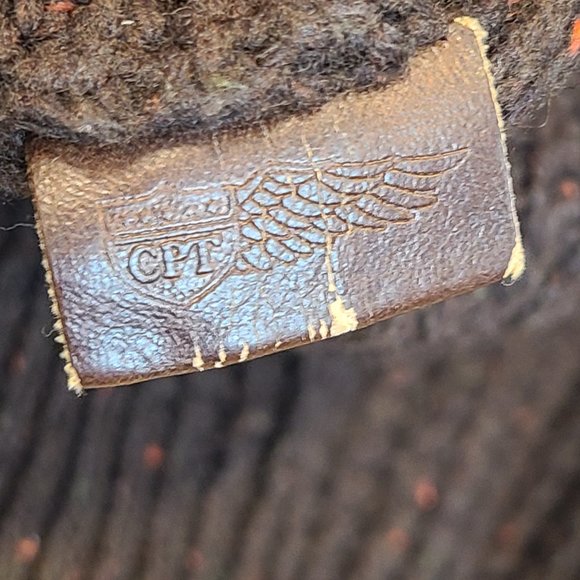 Military Cockpit USA Sweater Civilian Pilot Training V Neck Pullover Mens Large - Picture 4 of 10